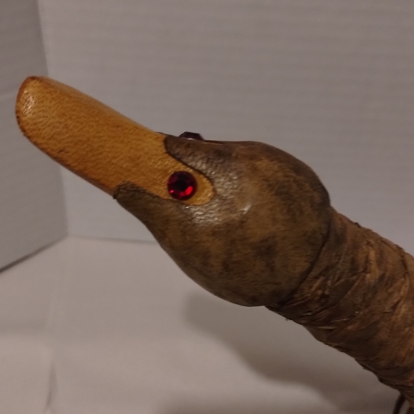 Vintage Leather Goose Decanter - Picture 4 of 11